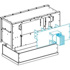 KTB0350CR72 - Canalis - protective covers for horizontal incomers - 350 mm - KTC 3200 A, Schneider Electric