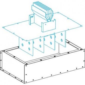 KTB0510CR3 - Canalis - vertical protective low covers for ER N1 to N7 feed units - 510 mm, Schneider Electric