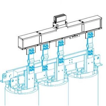KTC1000EL43 - Canalis - Cu feed unit N3 dry transformer - 1000A - 3L+N+PE - tailored, Schneider Electric