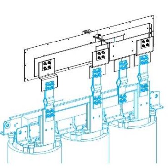 KTC1000EL45 - Canalis - Cu feed unit N5 dry transformer - 1000A - 3L+N+PE - tailored, Schneider Electric