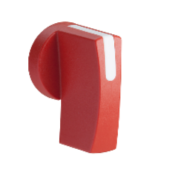 KZ41H - handle 35 mm new shape - red - set of 5, Schneider Electric