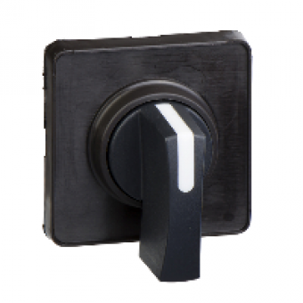 KZ91H - cam switch installation kit - for mounting on distribution panel black handle, Schneider Electric