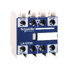 LA1DX11 - TeSys D - auxiliary contact block - 1 NO + 1 NC - screw clamp terminals, Schneider Electric