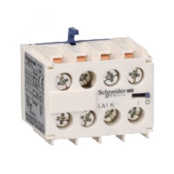 LA1KN40 - TeSys K - Auxiliary contact block - 4 NO - screw-clamps terminals, Schneider Electric