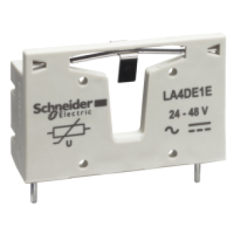 LA4DE1U - TeSys D - suppressor module - varistor - 110...250 V AC/DC, Schneider Electric