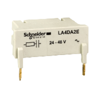 LA4DE3U - TeSys D - suppressor module - varistor - 110...250 V DC, Schneider Electric