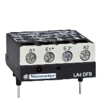 LA4DFB - TeSys D - interface amplifier module - relay - 24 V DC / 250 V AC, Schneider Electric