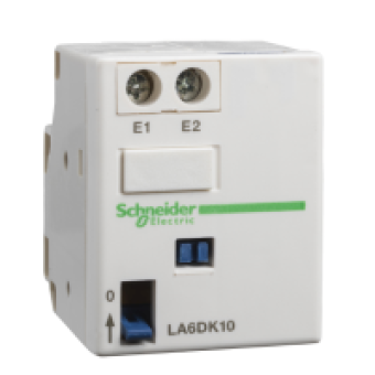 LA6DK10M - auxiliary latch block TeSys D - 220...240 V DC/AC 50...60 Hz, Schneider Electric