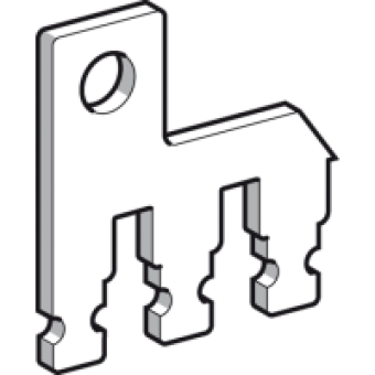 LA9D1263 - TeSys D - Paralleling link - 4 poles DT20 and DT25, Schneider Electric
