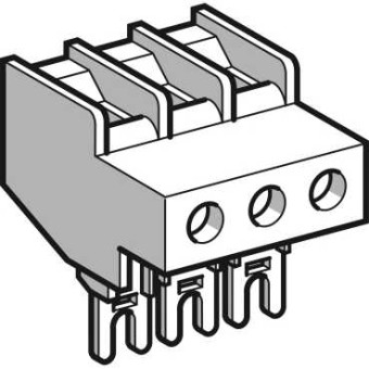 LA9D3260 - TeSys D - Terminal block - 3P - Screw clamp, Schneider Electric