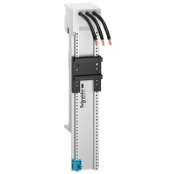 LA9ZA32428 - mounting plate LA9Z 2x3P 32A - 45x260x63mm for LUB12 LUB32, Schneider Electric