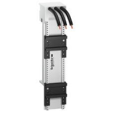 LA9ZA32625 - mounting plate LA9Z 1x3P 63A - 54x260x63mm for GV3P+LC1D40A…65A, Schneider Electric