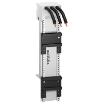 LA9ZA32625 - mounting plate LA9Z 1x3P 63A - 54x260x63mm for GV3P+LC1D40A…65A, Schneider Electric
