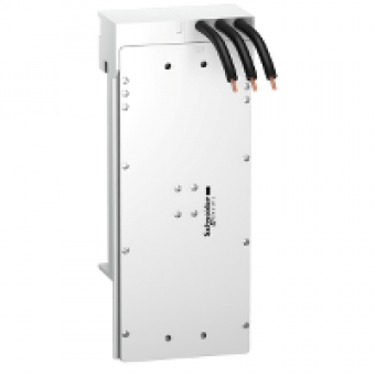 LA9ZA32627 - mounting plate LA9Z 1x3P 63A - 108x260x63mm for LD1 LD4LD, Schneider Electric