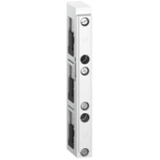 LA9ZX01508 - 3P UL busbar support - size 12 15 20 25 30 x 5/10 mm², Schneider Electric