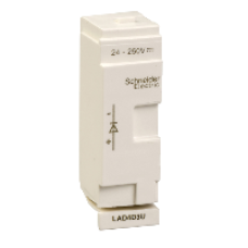 LAD4D3U - D40A to D65A Diode 24-250VDC Suppressor, Schneider Electric