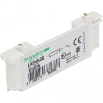 LAD4RCG - TeSys D - suppressor module - RC circuit - 50...127 V AC, Schneider Electric
