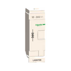 LAD4T3B - TeSys D - suppressor module - bidirectional peak limiting diode - 24 V AC/DC, Schneider Electric
