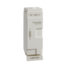 LAD4V3G - TeSys D - suppressor module - varistor - 50...127 V AC/DC, Schneider Electric LAD4V3G - TeSys D - suppressor module - varistor - 50...127 V AC/DC, Schneider Electric
