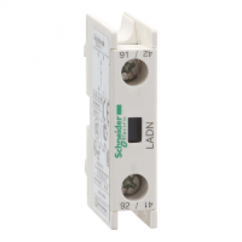 LADN01 - TeSys D - auxiliary contact block - 1 NC - screw-clamps terminals, Schneider Electric