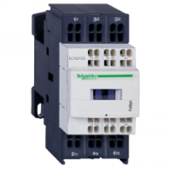 LC1D123M7 - TeSys D contactor - 3P(3 NO) - AC-3 - <= 440 V 12 A - 220 V AC coil, Schneider Electric