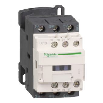 LC1D126B7 - TeSys D contactor - 3P(3 NO) - AC-3 - <= 440 V 12 A - 24 V AC coil, Schneider Electric