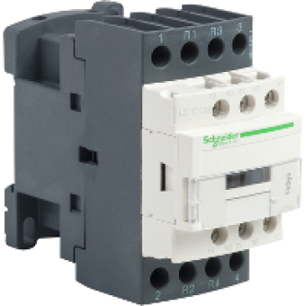 LC1D128F7 - TeSys D contactor - 4P(2 NO + 2 NC) - AC-1 - <= 440 V 25 A - 110 V AC coil, Schneider Electric