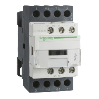 LC1D128M7 - TeSys D contactor - 4P(2 NO + 2 NC) - AC-1 - <= 440 V 25 A - 220 V AC coil, Schneider Electric