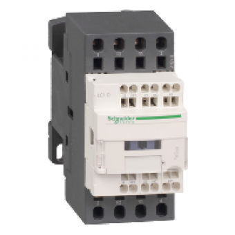 LC1D2583P7 - TeSys D contactor - 4P(2 NO + 2 NC) - AC-1 - <= 440 V 40 A - 230 V AC coil, Schneider Electric