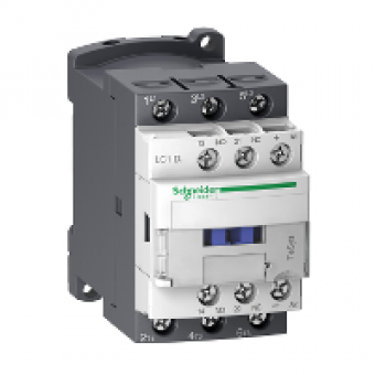 LC1D32BL - TeSys D contactor - 3P(3 NO) - AC-3 - <= 440 V 32 A - 24 V DC coil, Schneider Electric