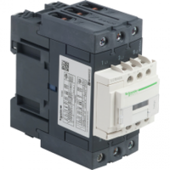 LC1D40AM7 - TeSys D contactor - 3P(3 NO) - AC-3 - <= 440 V 40 A - 220 V AC 50/60 Hz coil, Schneider Electric