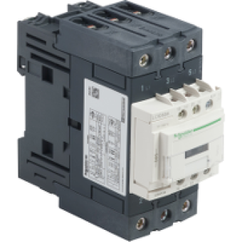 LC1D50ABD - TeSys D contactor - 3P(3 NO) - AC-3 - <= 440 V 50 A - 24 V DC standard coil, Schneider Electric LC1D50ABD - TeSys D contactor - 3P(3 NO) - AC-3 - <= 440 V 50 A - 24 V DC standard coil, Schneider Electric