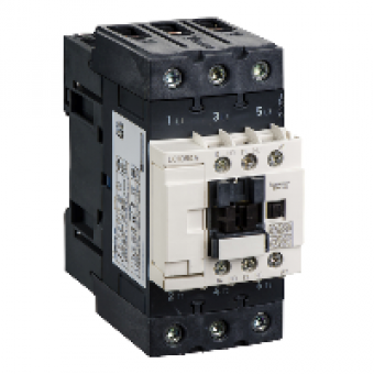 LC1D50AM7 - TeSys D contactor - 3P(3 NO) - AC-3 - <= 440 V 50 A - 220 V AC 50/60 Hz coil, Schneider Electric
