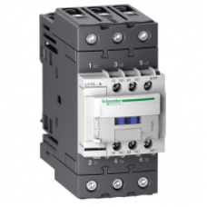 LC1D65ABD - TeSys D contactor - 3P(3 NO) - AC-3 - <= 440 V 65 A - 24 V DC standard coil, Schneider Electric