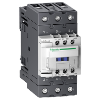 LC1D65ABD - TeSys D contactor - 3P(3 NO) - AC-3 - <= 440 V 65 A - 24 V DC standard coil, Schneider Electric LC1D65ABD - TeSys D contactor - 3P(3 NO) - AC-3 - <= 440 V 65 A - 24 V DC standard coil, Schneider Electric