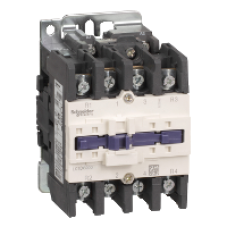 LC1D80004B7 - TeSys D contactor - 4P(4 NO) - AC-1 - <= 440 V 125 A - 24 V AC 50/60 Hz coil, Schneider Electric
