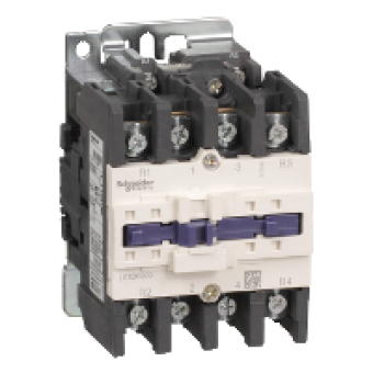LC1D80004F7 - TeSys D contactor - 4P(4 NO) - AC-1 - <= 440 V 125 A - 110 V AC 50/60 Hz coil, Schneider Electric