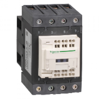 LC1DT60A3BD - TeSys D contactor - 4P(4 NO) - AC-1 - <= 440 V 60 A - 24 V DC standard coil, Schneider Electric