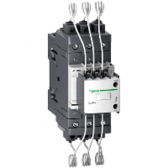 LC1DTKF7 - TeSys LC1D.K capacitor duty contactor - 3P - 40 kVAR - 415 V - 110 V AC coil, Schneider Electric