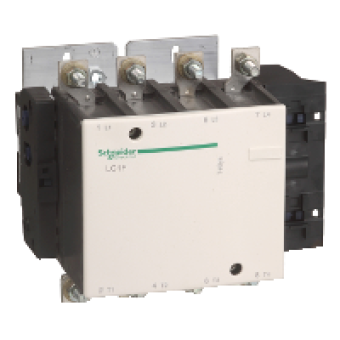 LC1F1154BD - TeSys F contactor - 4P (4 NO) - AC-1 - <= 440 V 200 A - coil 24 V DC, Schneider Electric