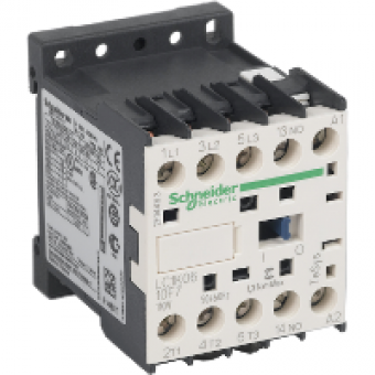 LC1K0610F7 - TeSys K contactor - 3P - AC-3 <= 440 V 6 A - 1 NO aux. - 110 V AC coil, Schneider Electric