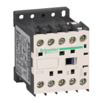 LC1K0610G7 - TeSys K contactor - 3P - AC-3 <= 440 V 6 A - 1 NO aux. - 120 V AC coil, Schneider Electric
