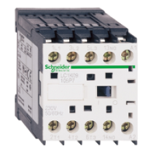 LC1K09105F7 - TeSys K contactor - 3P - AC-3 <= 440 V 9 A - 1 NO aux. - 110 V AC coil, Schneider Electric