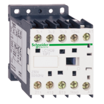 LC1K1201E7 - TeSys K contactor - 3P - AC-3 <= 440 V 12 A - 1 NC aux. - 48 V AC coil, Schneider Electric