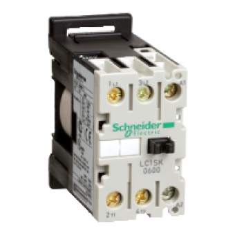 LC1SK0600F7 - TeSys SK mini contactor - 2P (2 NO) - AC-3 - 690 V 6 A - 110 V AC coil, Schneider Electric