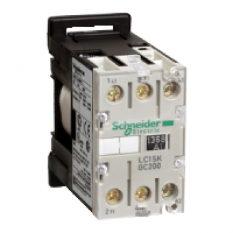 LC1SKGC200M7 - TeSys SK mini contactor - 2P (2 NO) - AC-3 - 690 V 5 A - 220 V AC coil, Schneider Electric