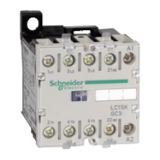 LC1SKGC301P7 - TeSys SK mini contactor - 3P (3 NO) - AC-3 - 690 V 9 A - 230 V AC coil, Schneider Electric LC1SKGC301P7 - TeSys SK mini contactor - 3P (3 NO) - AC-3 - 690 V 9 A - 230 V AC coil, Schneider Electric