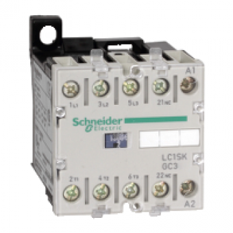 LC1SKGC310P7 - TeSys SK mini contactor - 3P (3 NO) - AC-3 - 690 V 9 A - 230 V AC coil, Schneider Electric