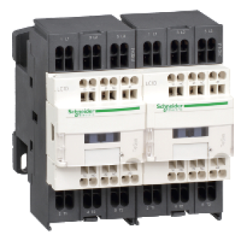 LC2D093BL - TeSys D reversing contactor - 3P(3 NO) - AC-3 - <= 440 V 9 A - 24 V DC coil, Schneider Electric