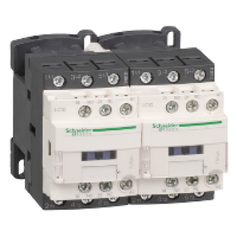 LC2D18D7 - TeSys D reversing contactor - 3P(3 NO) - AC-3 - <= 440 V 18 A - 42 V AC coil, Schneider Electric